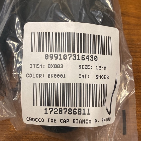 J Crew Layne slingback heels in croc-embossed leather BX883 - Picture 5 of 5